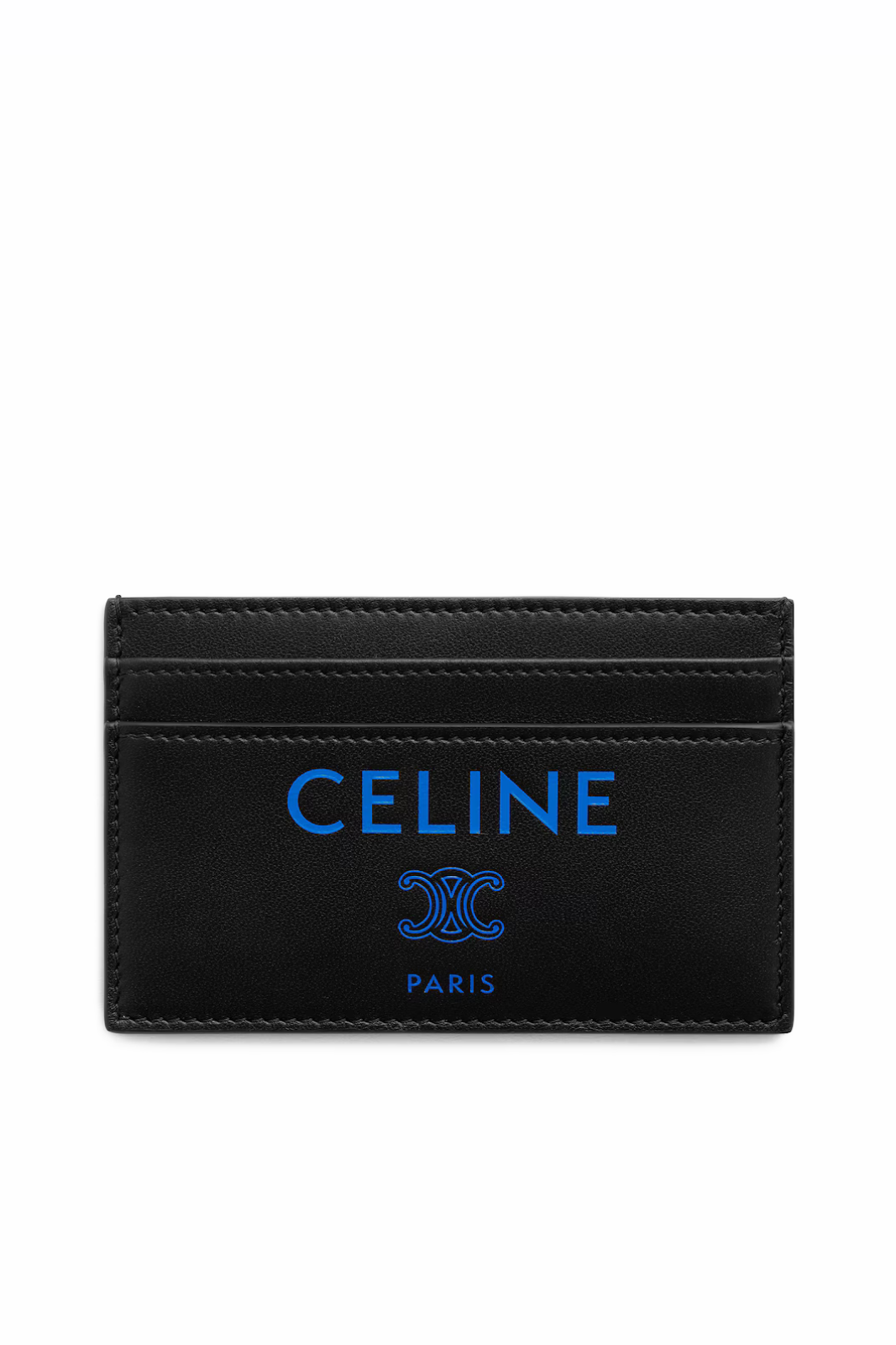 Celine Card Holder in Smooth Calfskin Black
