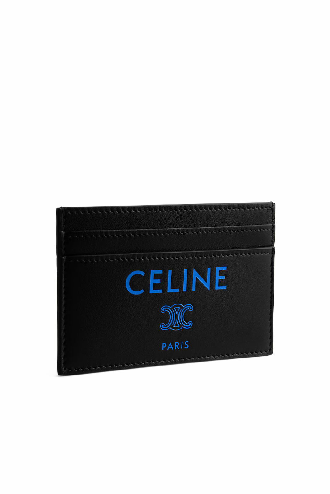 Celine Card Holder in Smooth Calfskin Black