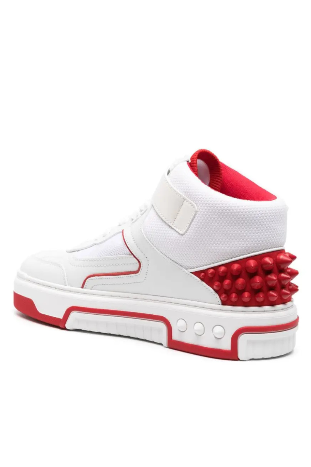 Christian Louboutin Astroloubi Mid Sneakers White Red Man