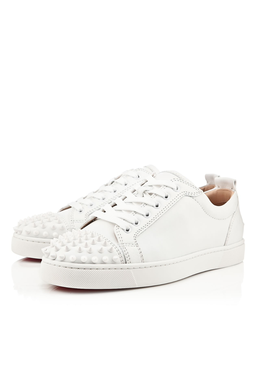 Christian Louboutin Louis Junior Spikes White Sneakers for men