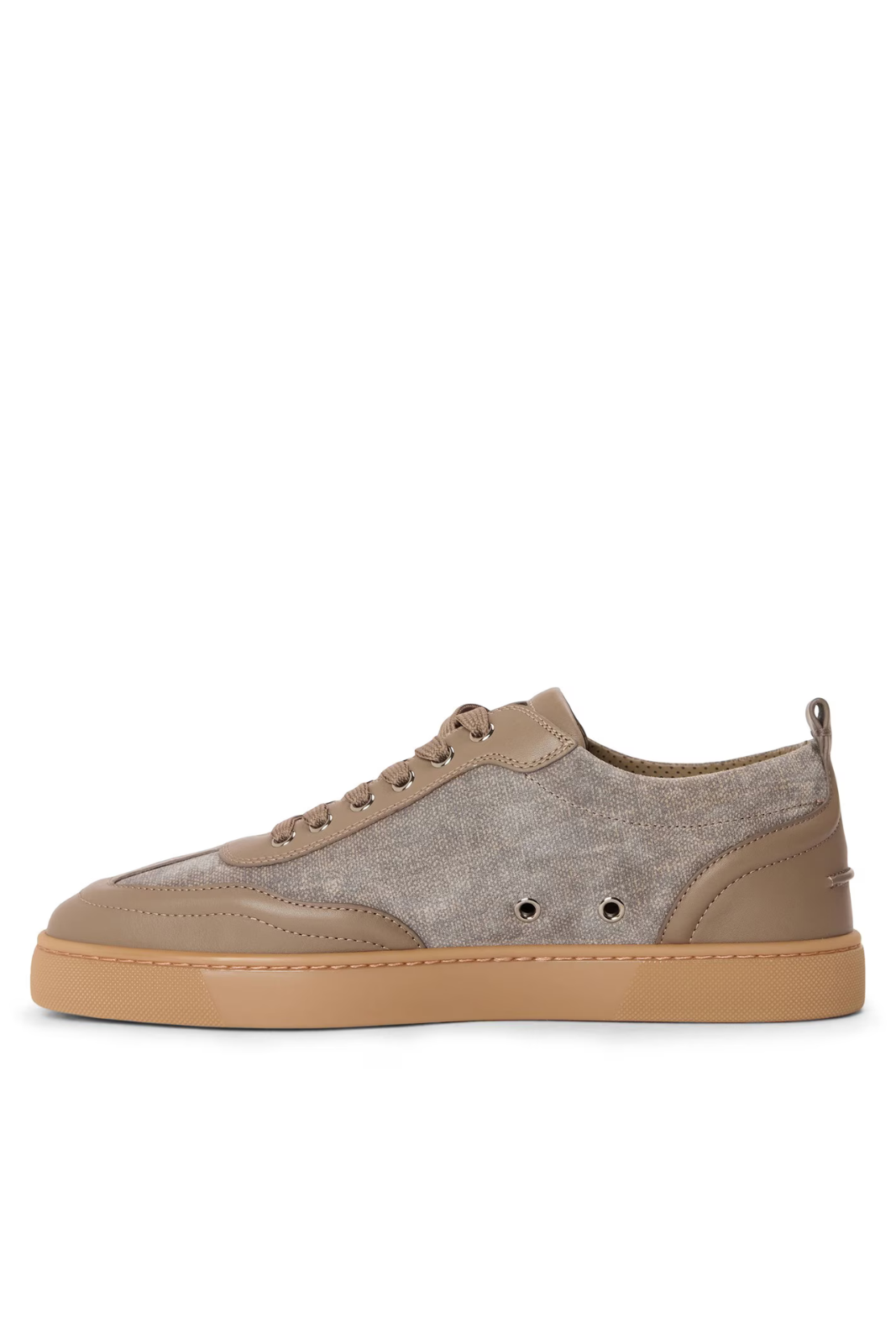 Christian Louboutin Retero logo-embossed sneakers Beige Grey
