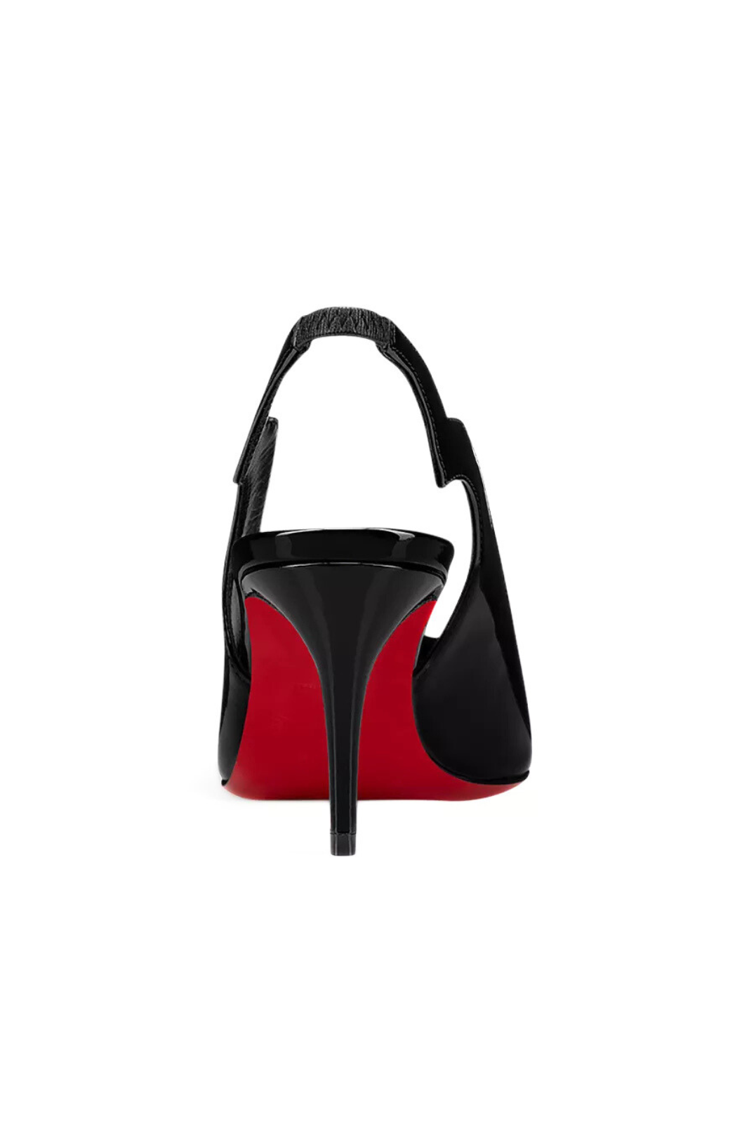 Christian Louboutin Hot Chick 70 patent-leather slingback pumps Black