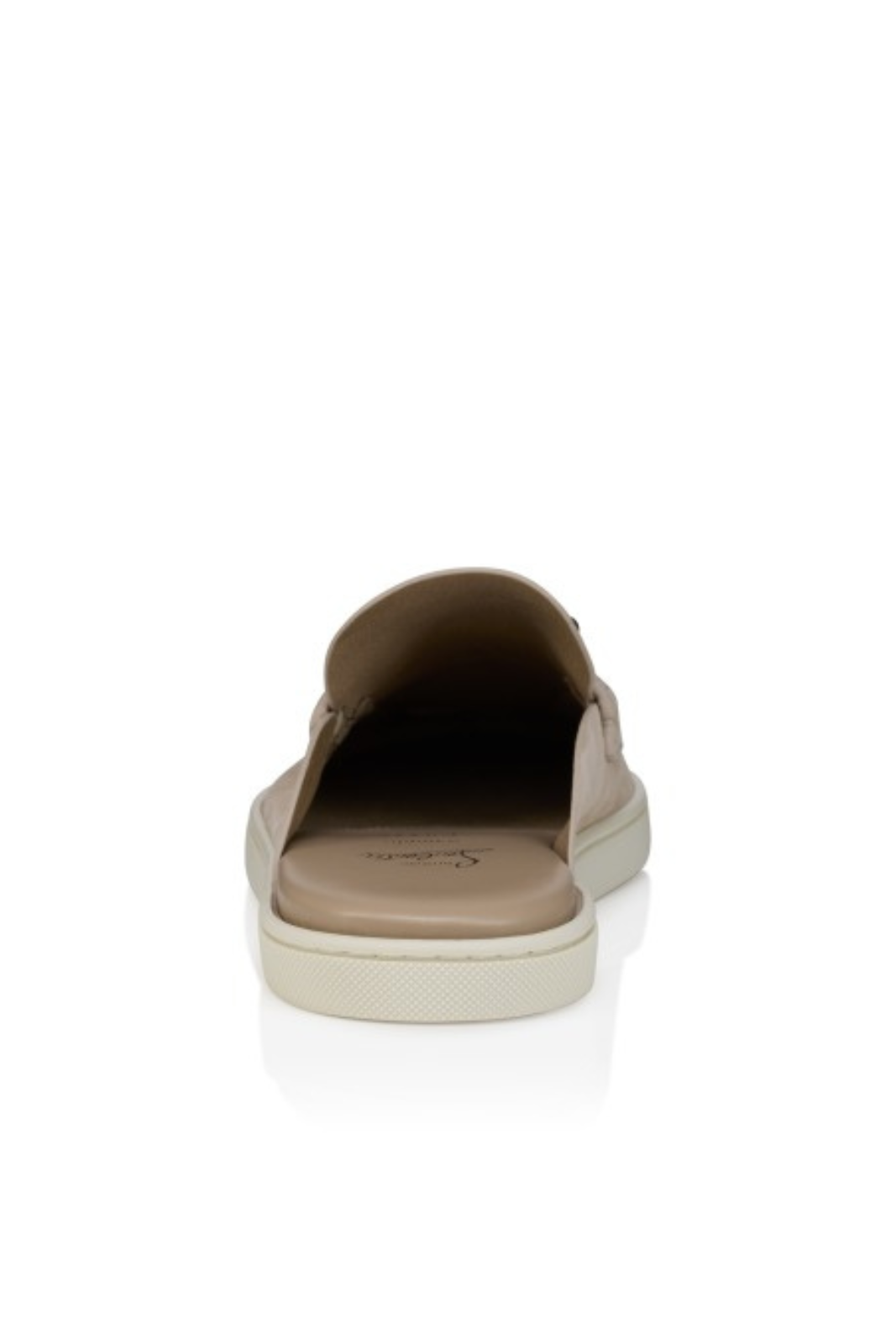 Christian Louboutin Chanme Boat Shoes Grained calf leather Beige Men
