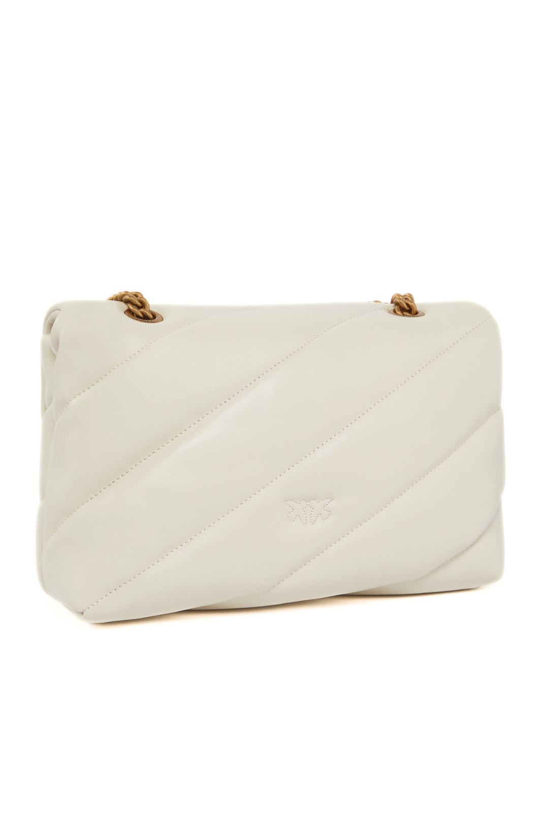 Pinko Classic Love Bag Puff Maxi Quilt White