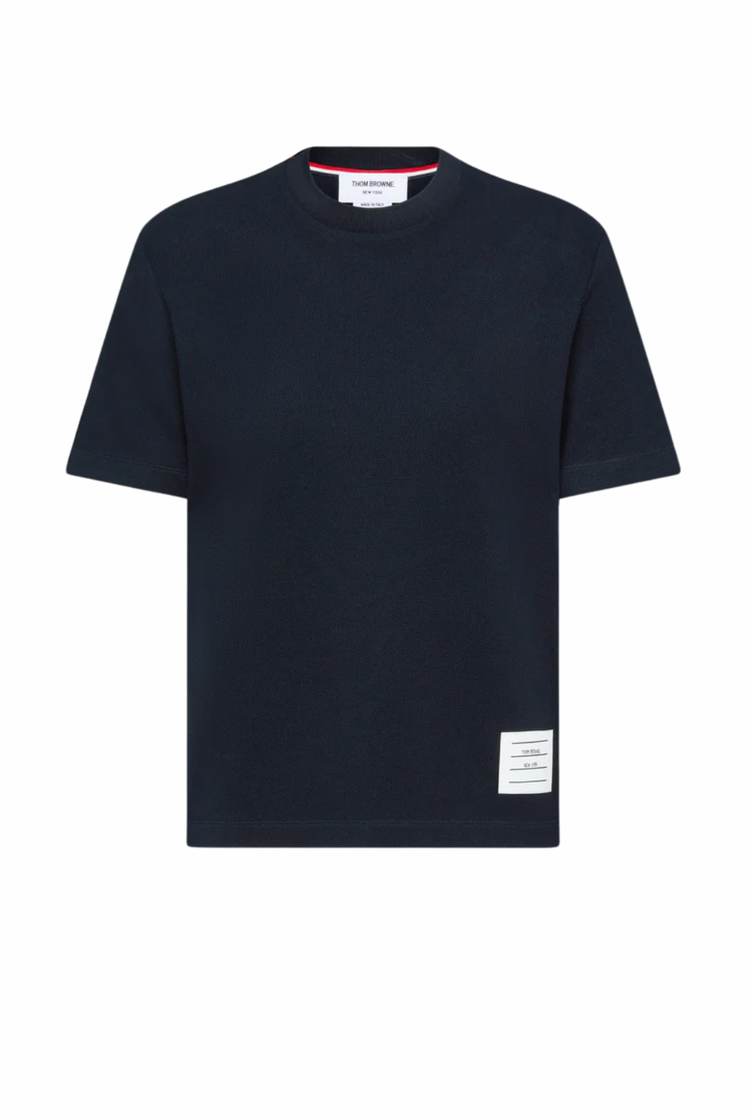 Thom Browne Classic Pique 4-Bar Tee Navy T-Shirt