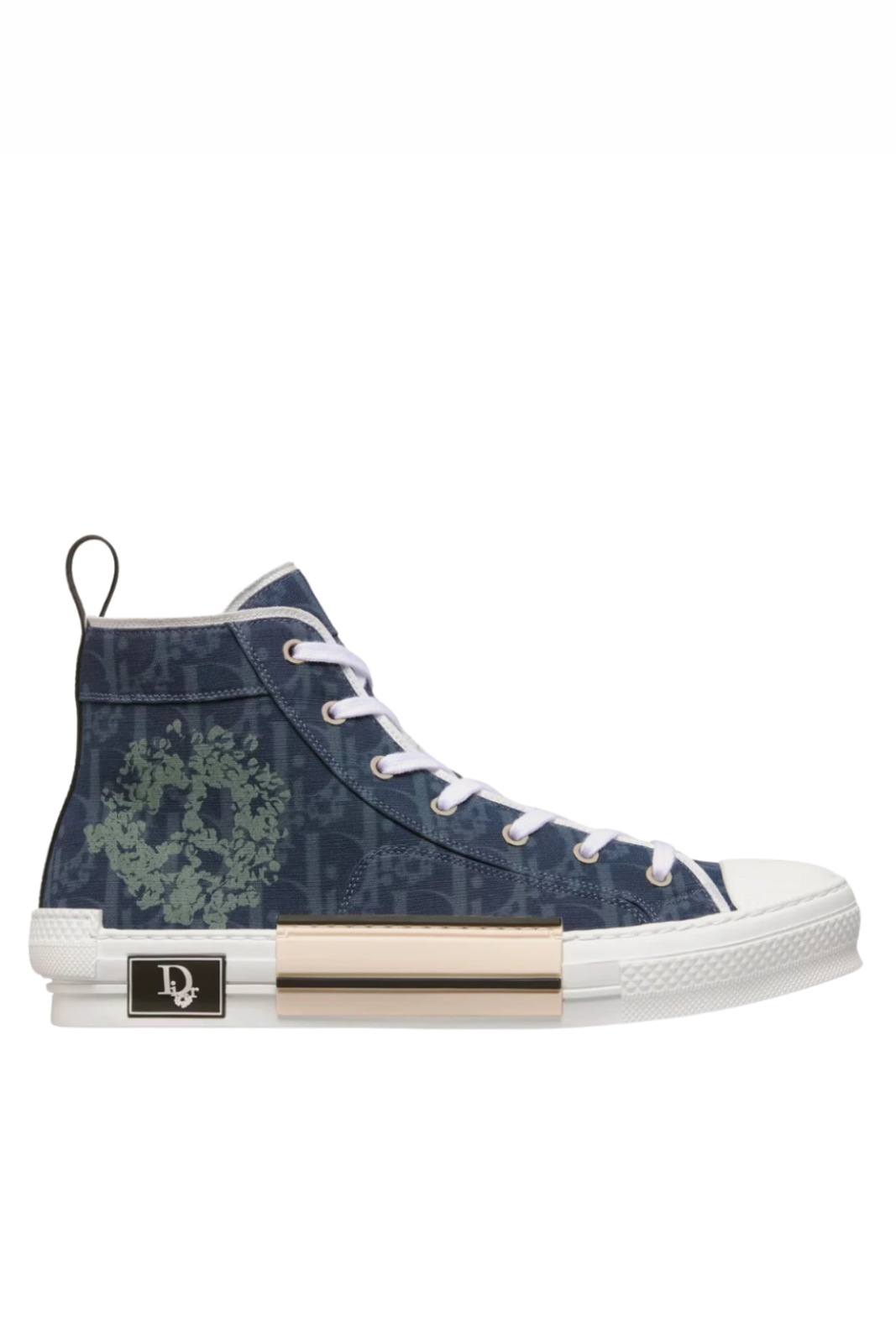 Dior B23 Dior Tears Oblique and Peace  High-Top Sneakers Blue
