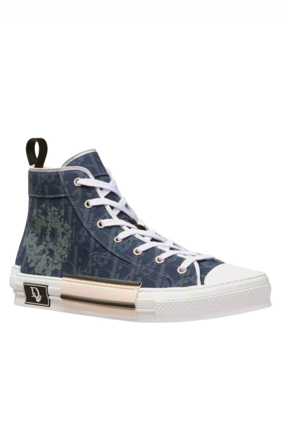 Dior B23 Dior Tears Oblique and Peace  High-Top Sneakers Blue