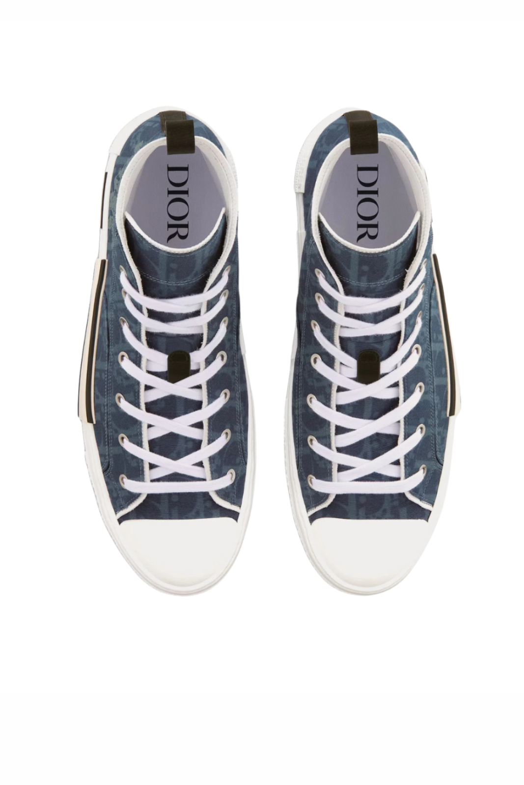 Dior B23 Dior Tears Oblique and Peace  High-Top Sneakers Blue