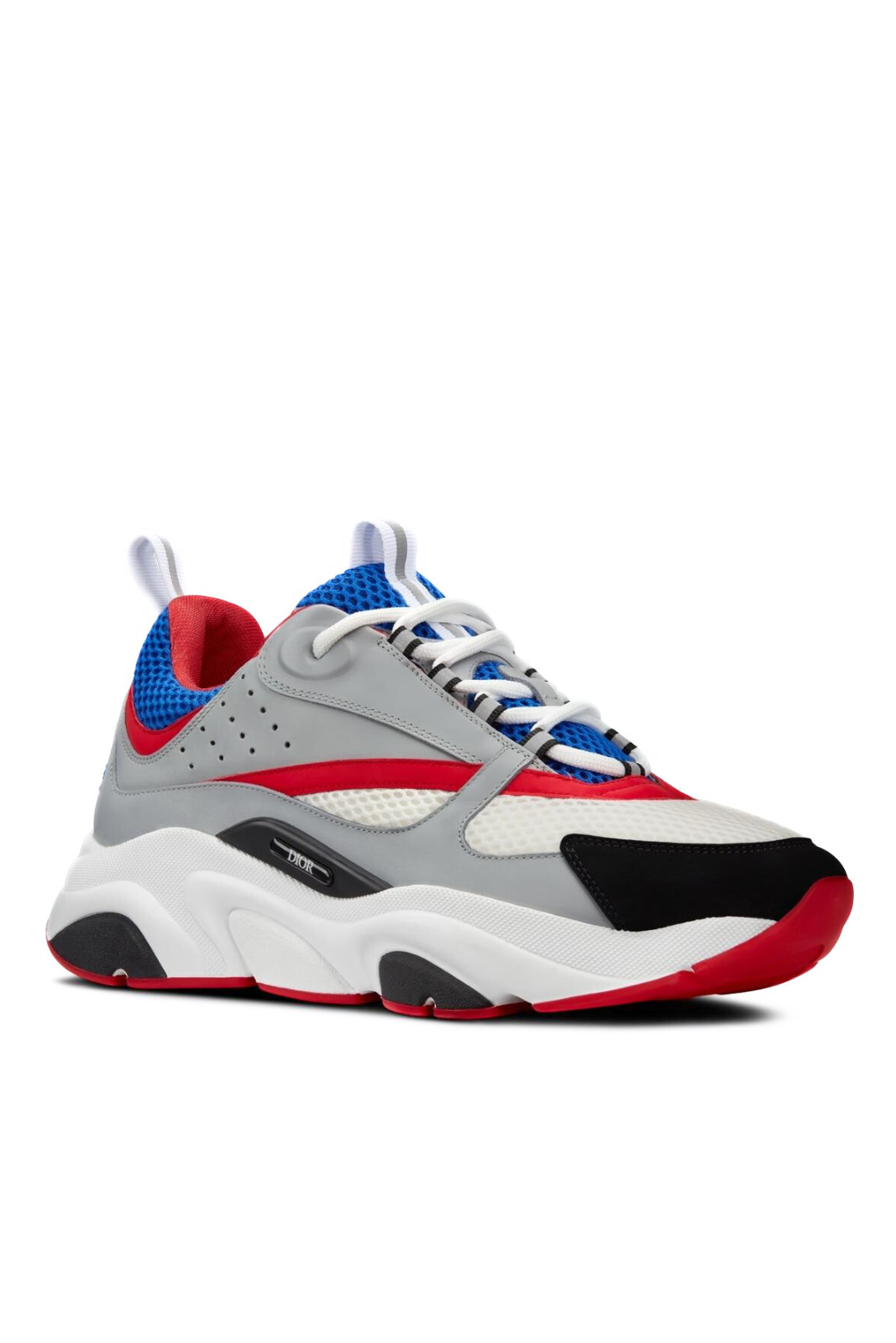 Dior B22 multicolor Red Grey Blue Man Sneakers