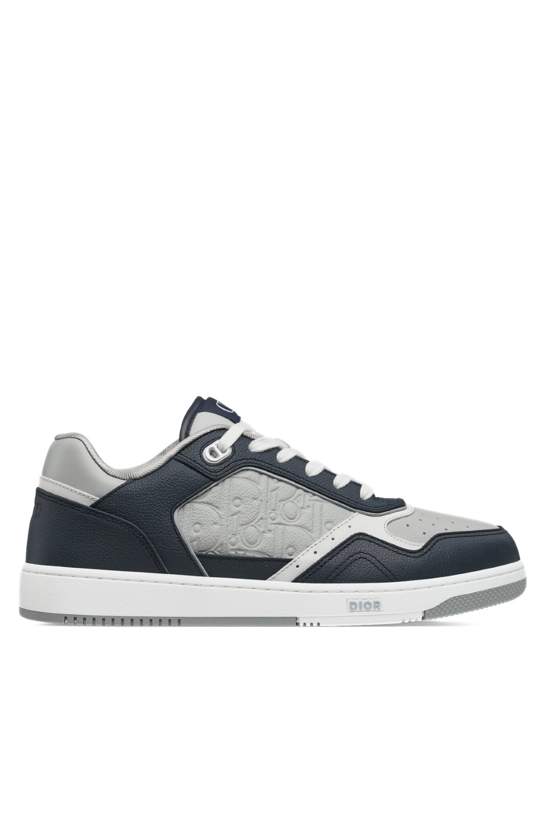 Dior B27 Uptown Low-Top Sneaker Black, grey and white grained calfskin with leather Dior Gravity