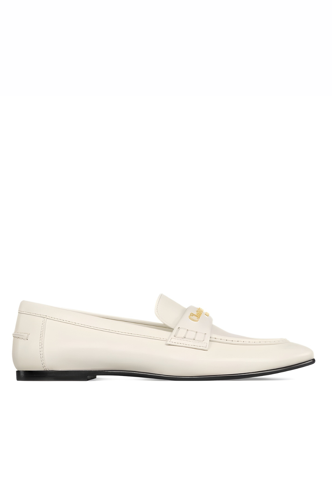 Dior Boy Leather Woman Loafer White