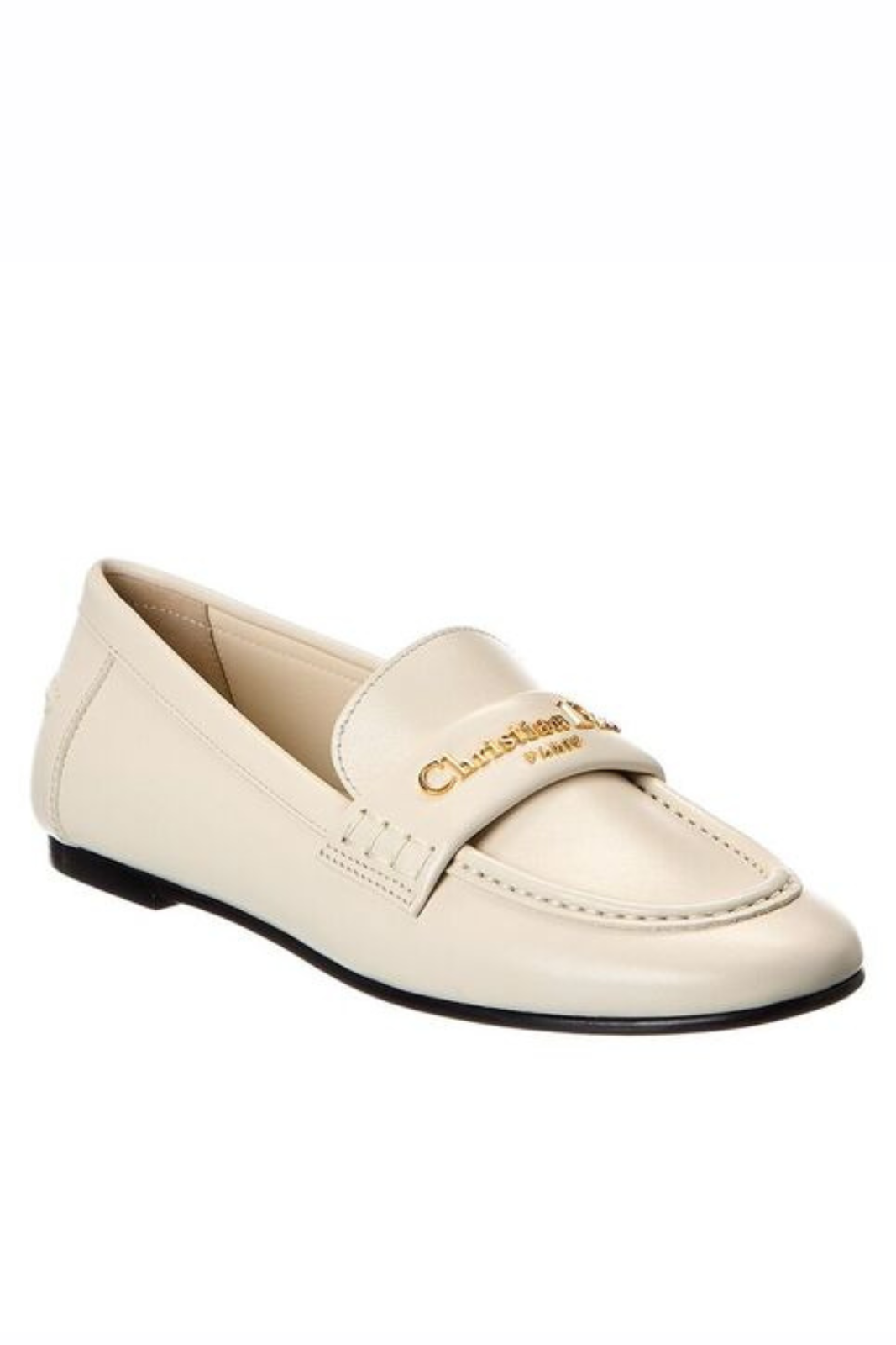 Dior Boy Leather Woman Loafer White