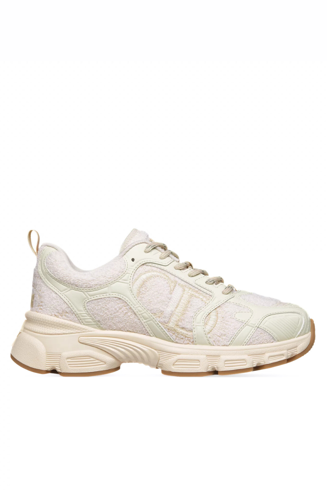 Dior Chrono Sneakers Beige sponge effect technical fabric and leather
