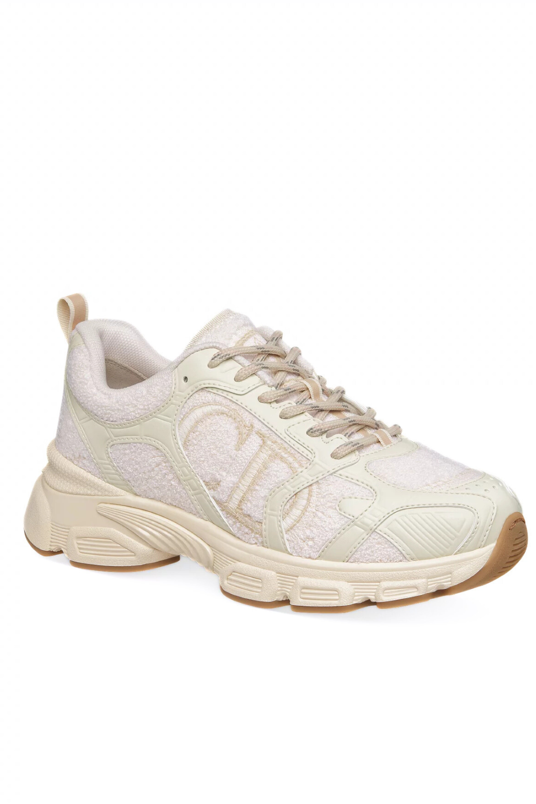 Dior Chrono Sneakers Beige sponge effect technical fabric and leather