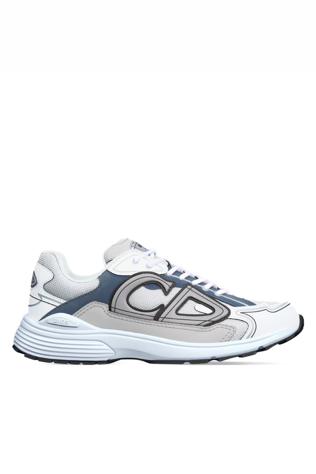 Dior Sneaker B30 Countdown Grey technical mesh with light blue, blue and grey technical fabric