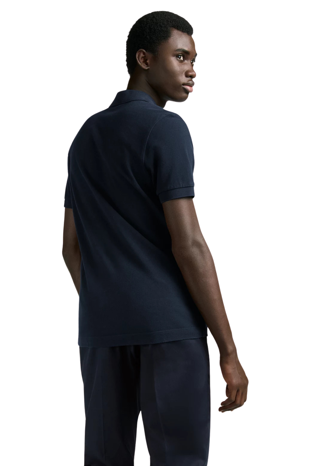 Christian Dior Icon Polo Shirt Navy Blue Cotton Pique