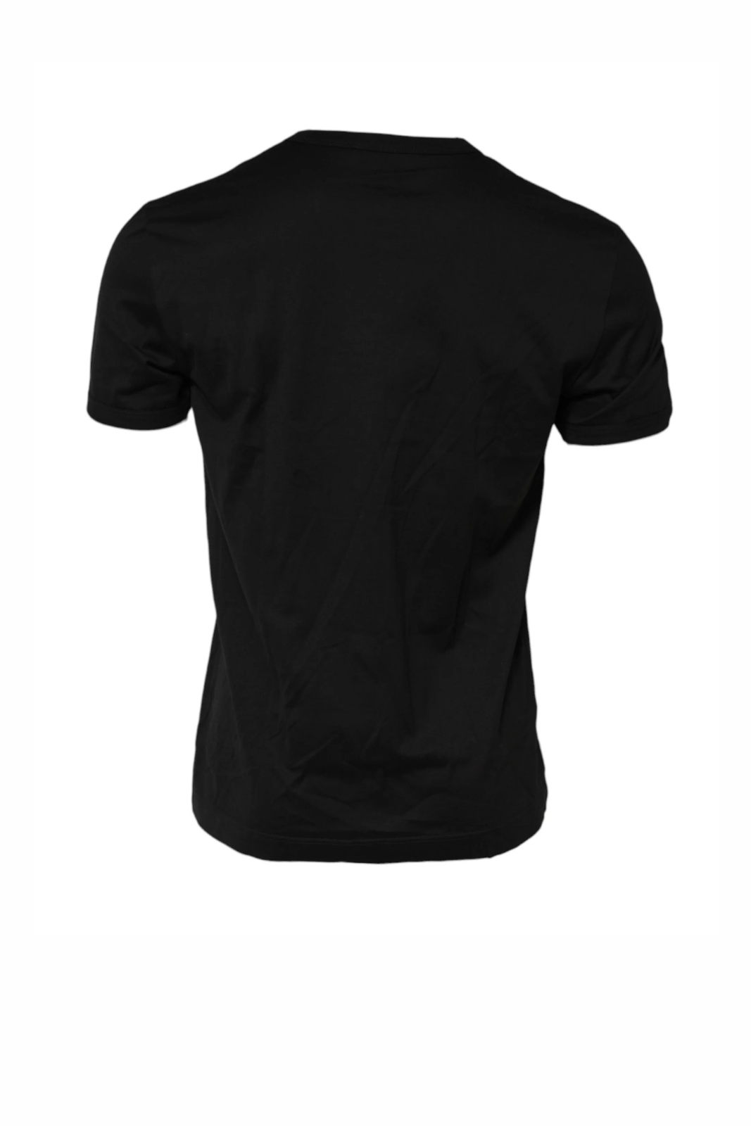 Dolce & Gabbana Black DG King Crown Cotton Crew Neck T-shirt