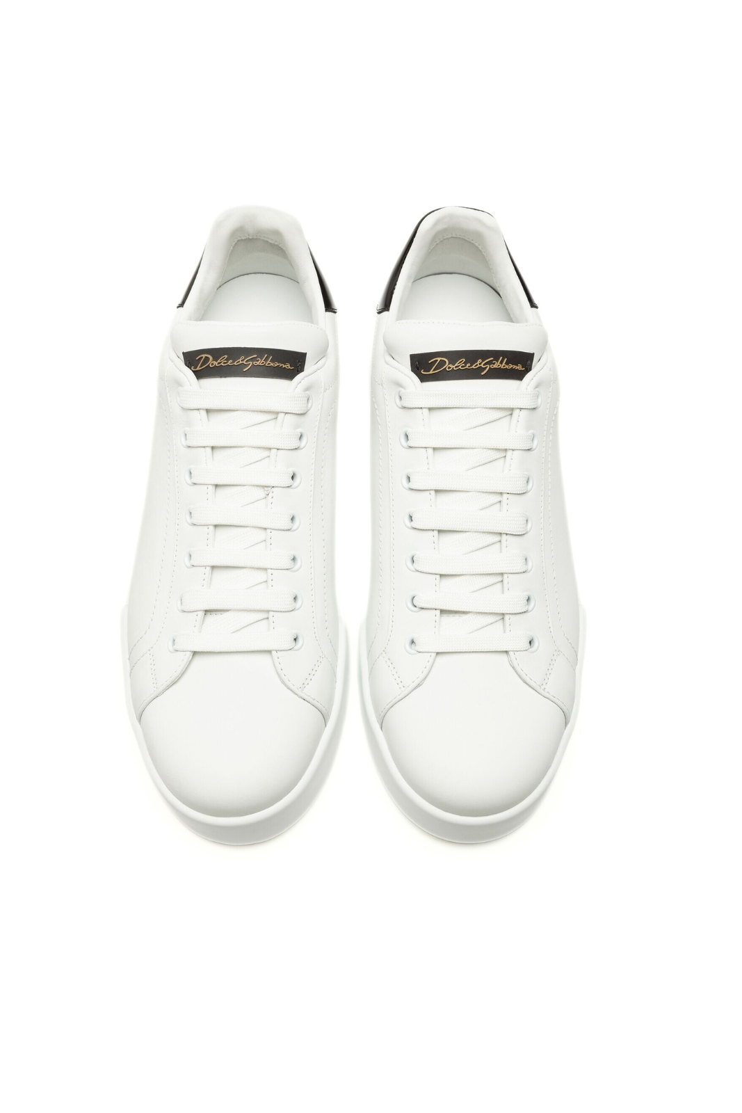 Dolce & Gabbana Leather Portofino sneakers Women White