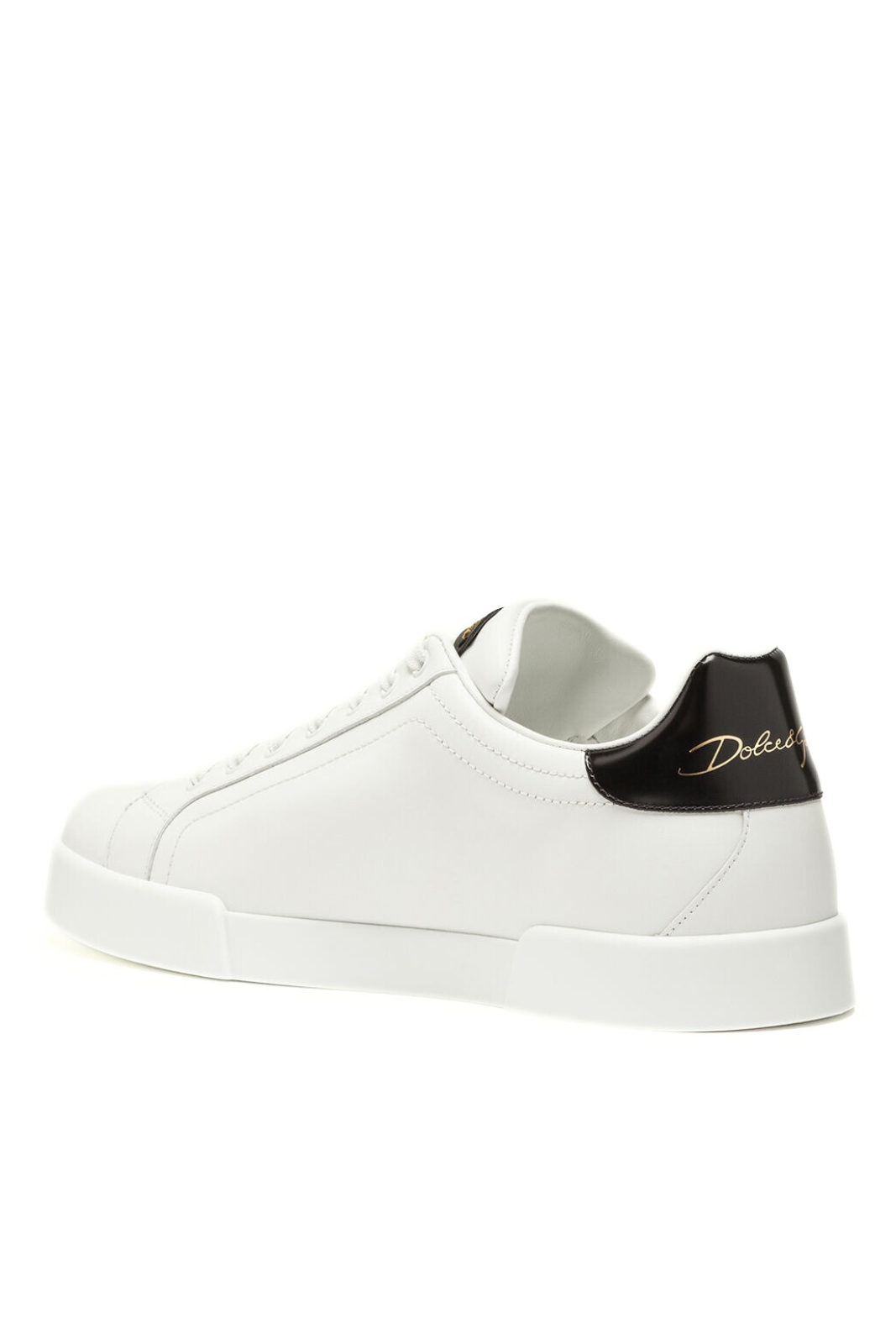 Dolce & Gabbana Leather Portofino sneakers Women White