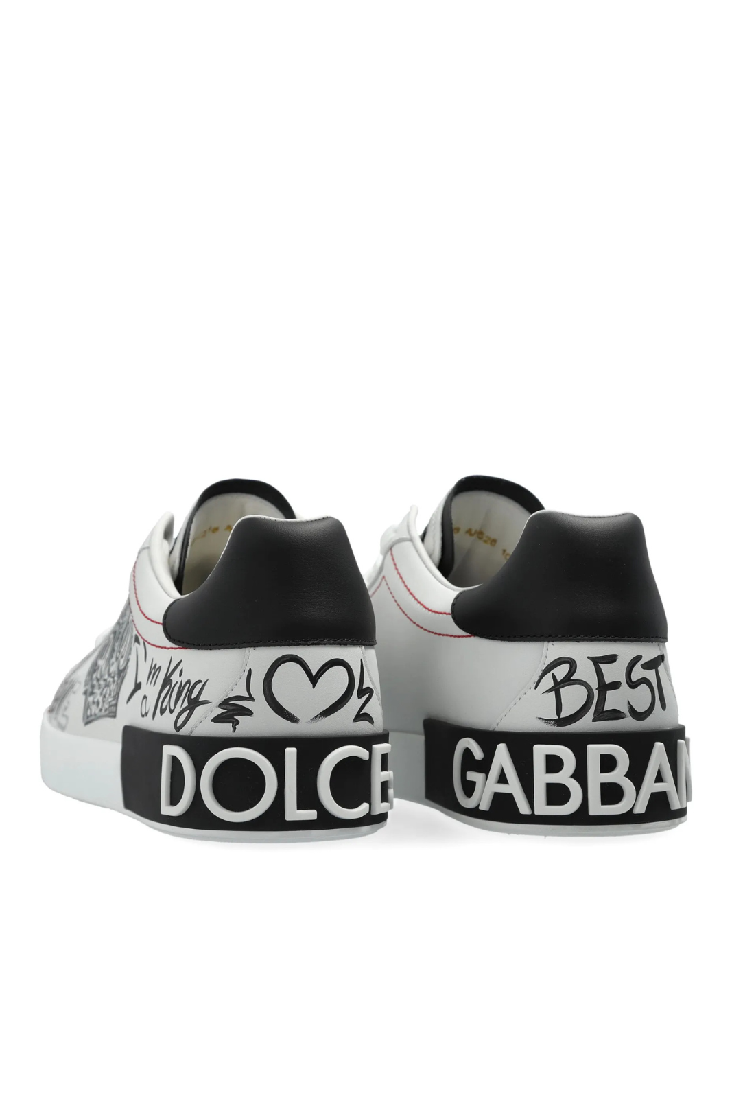 Dolce & Gabbana Portofino White Black Crown Multi
