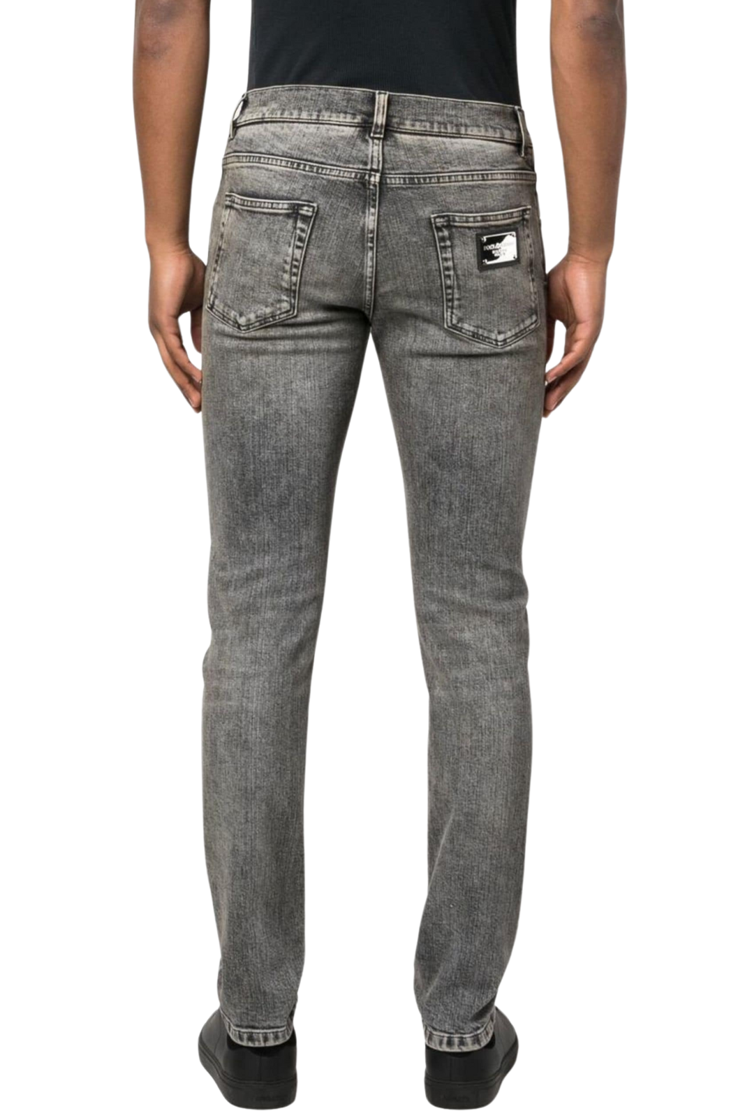 Dolce & Gabbana logo-plaque jeans