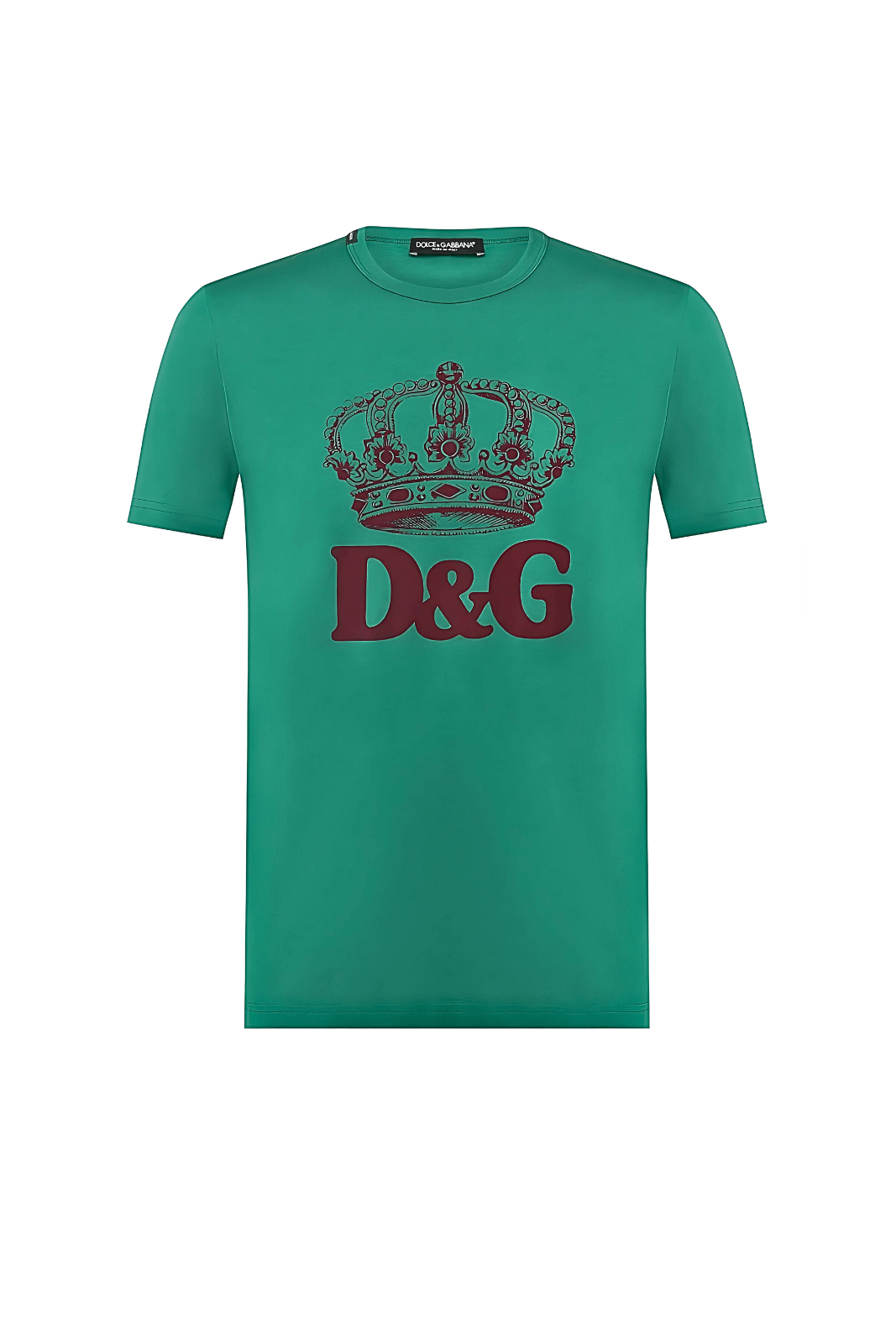 Dolce & Gabbana Logo Print Green T-Shirt