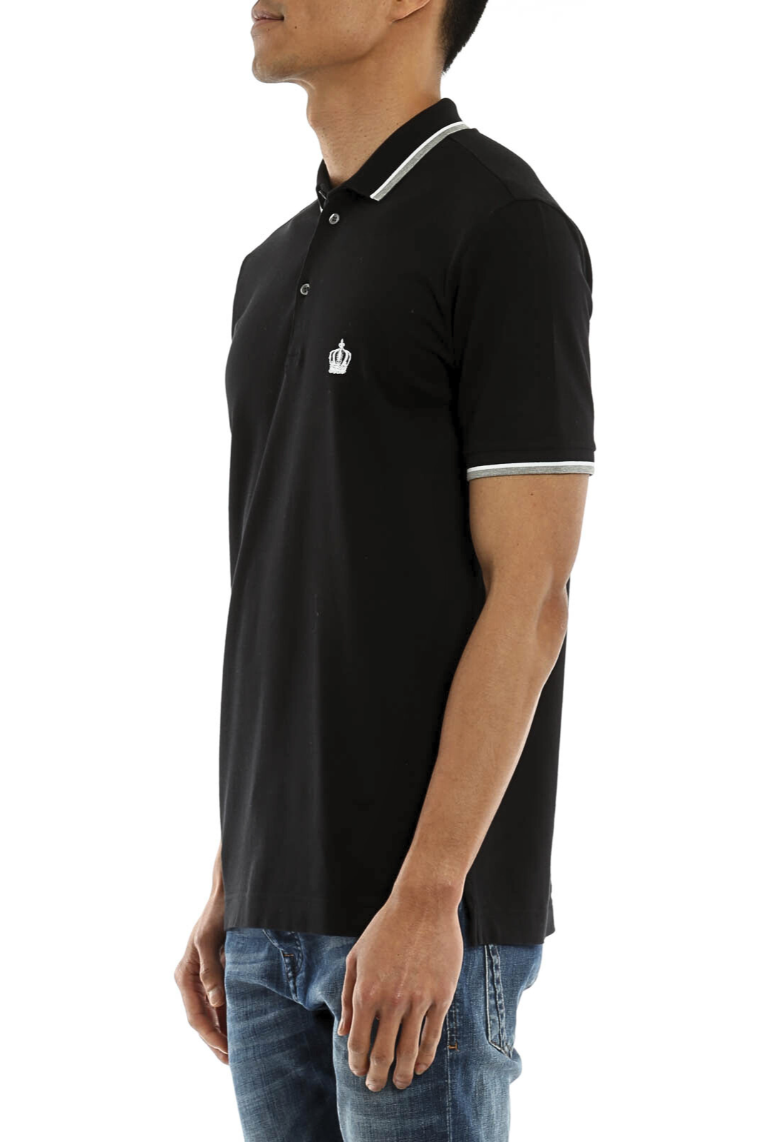 Dolce & Gabbana Polo T-Shirt in Black