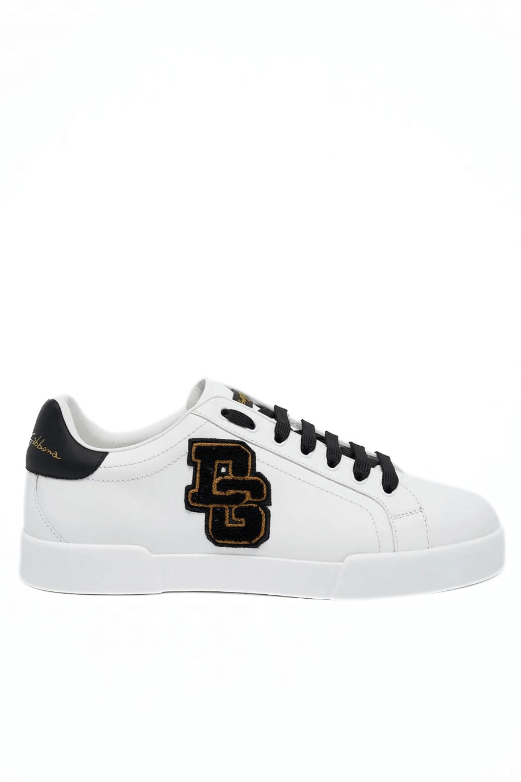 Dolce & Gabbana Portofino Patch White Sneakers for men