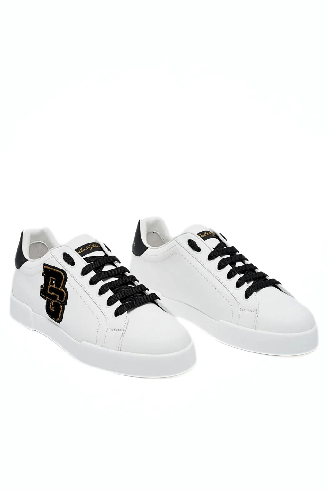 Dolce & Gabbana Portofino Patch White Sneakers for men