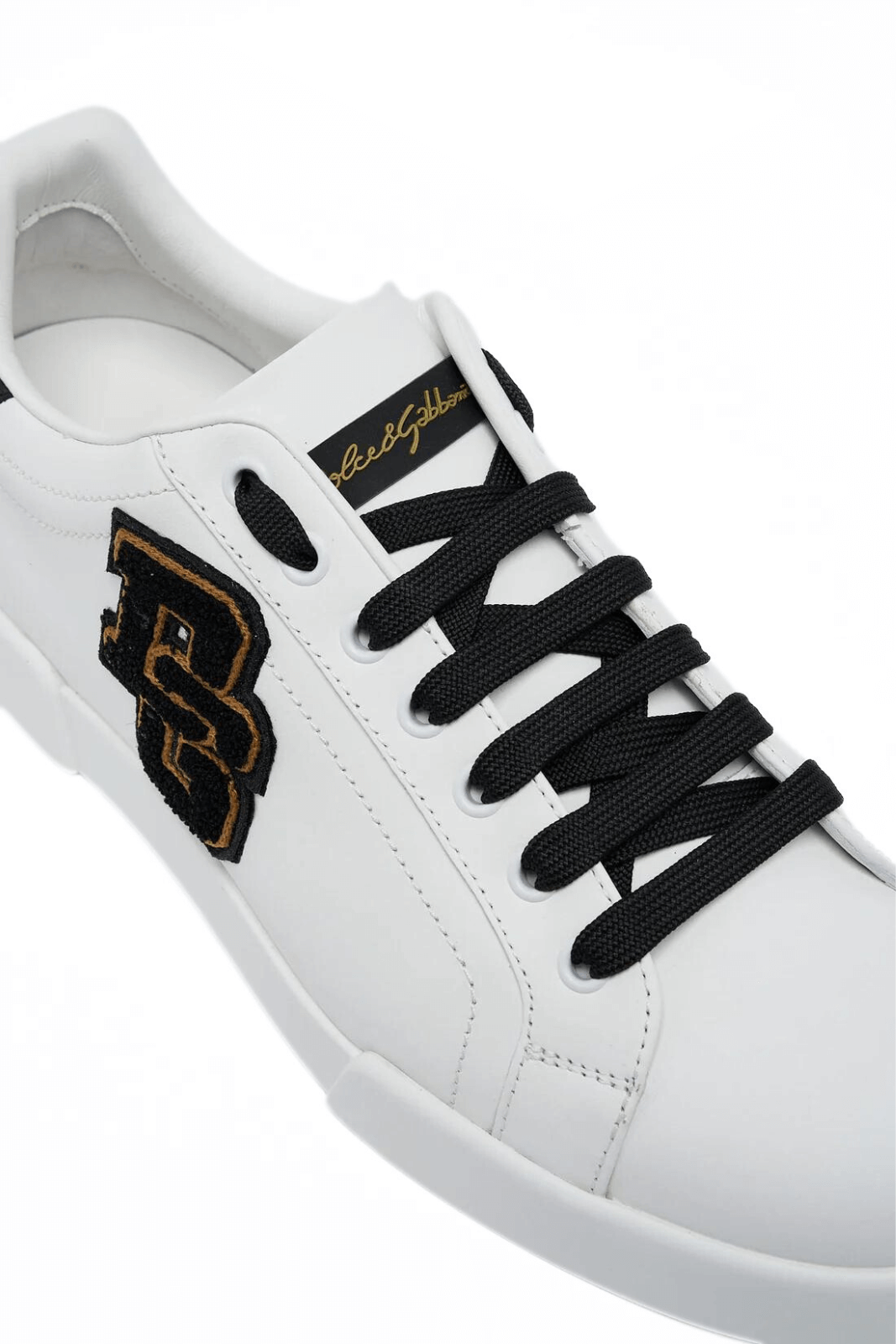 Dolce & Gabbana Portofino Patch White Sneakers for men