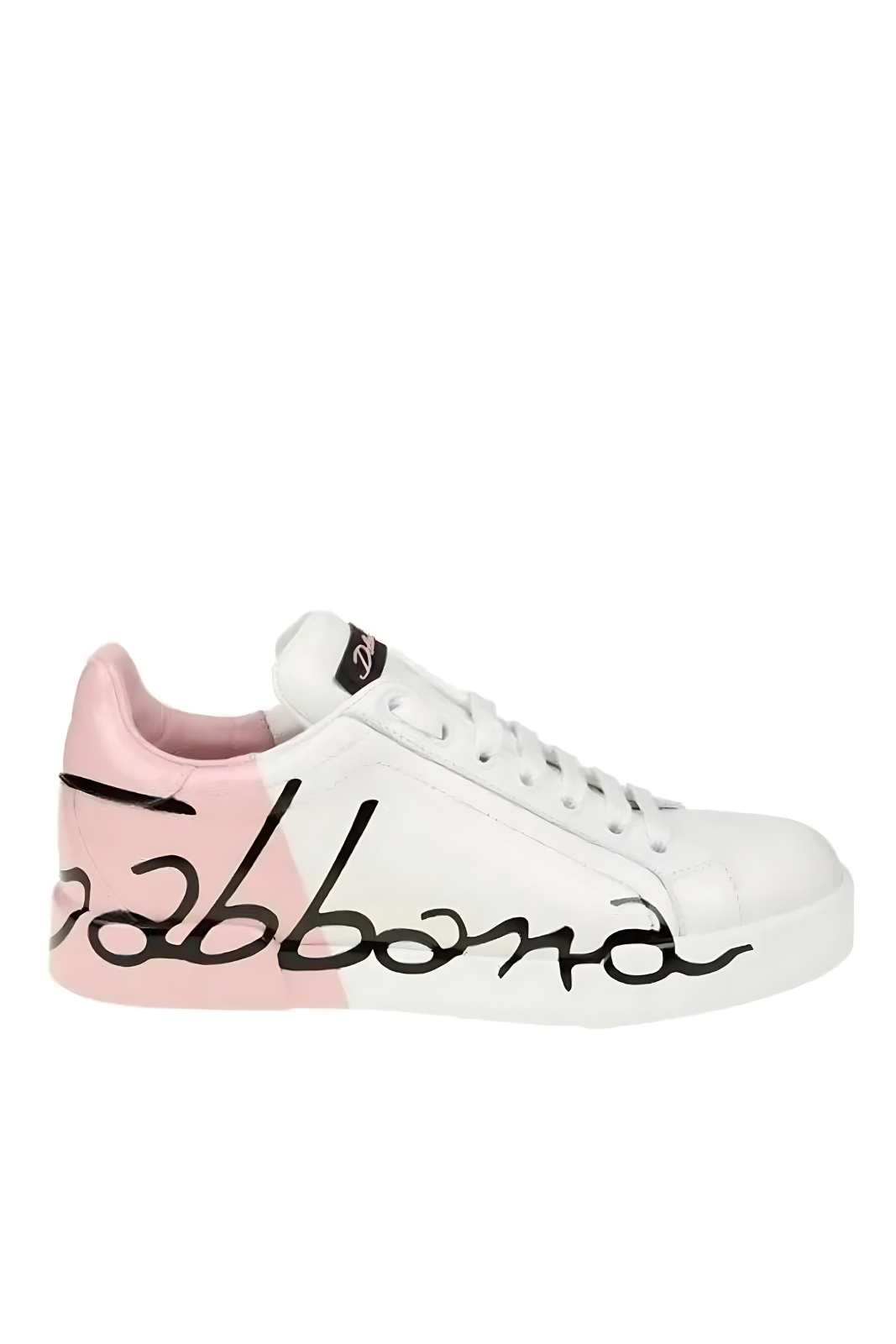 Dolce & Gabbana Portofino Sneakers 'White/Pink'