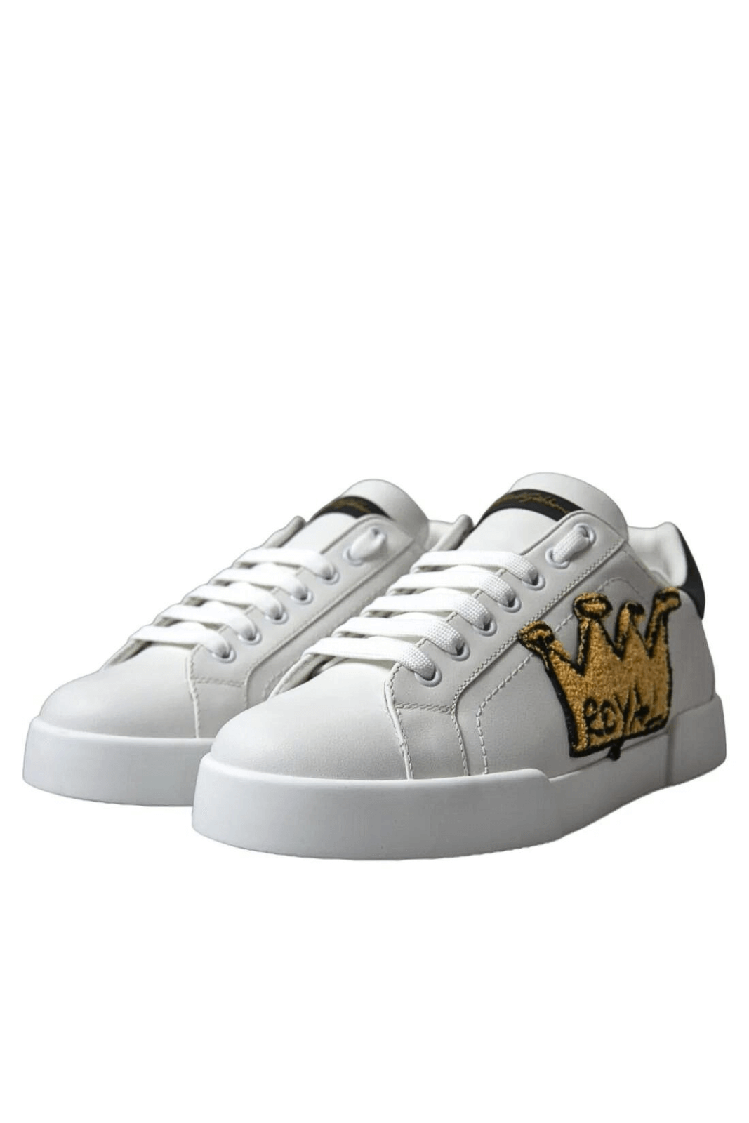 Dolce & Gabbana Sneakers White Crown Portofino