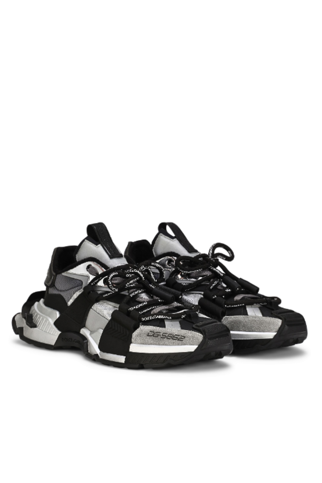 Dolce & Gabbana Space Black/Silver Sneakers