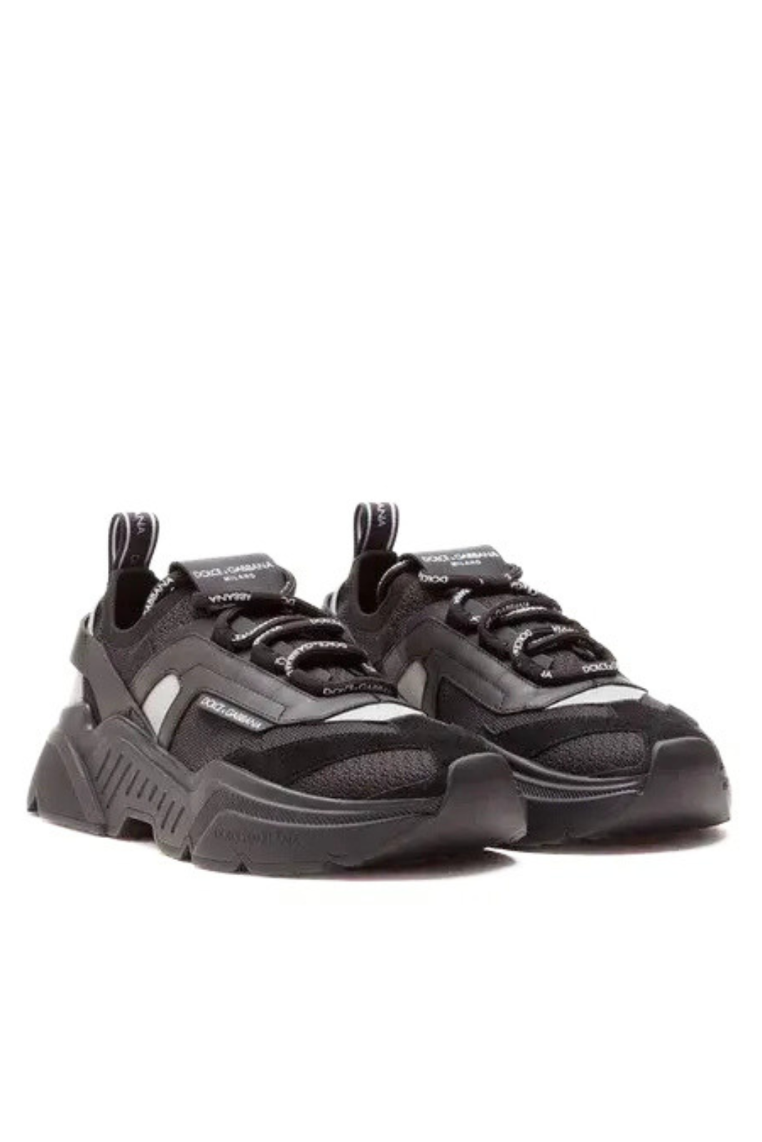 Dolce & Gabbana stretch mesh daymaster shoes Black Grey
