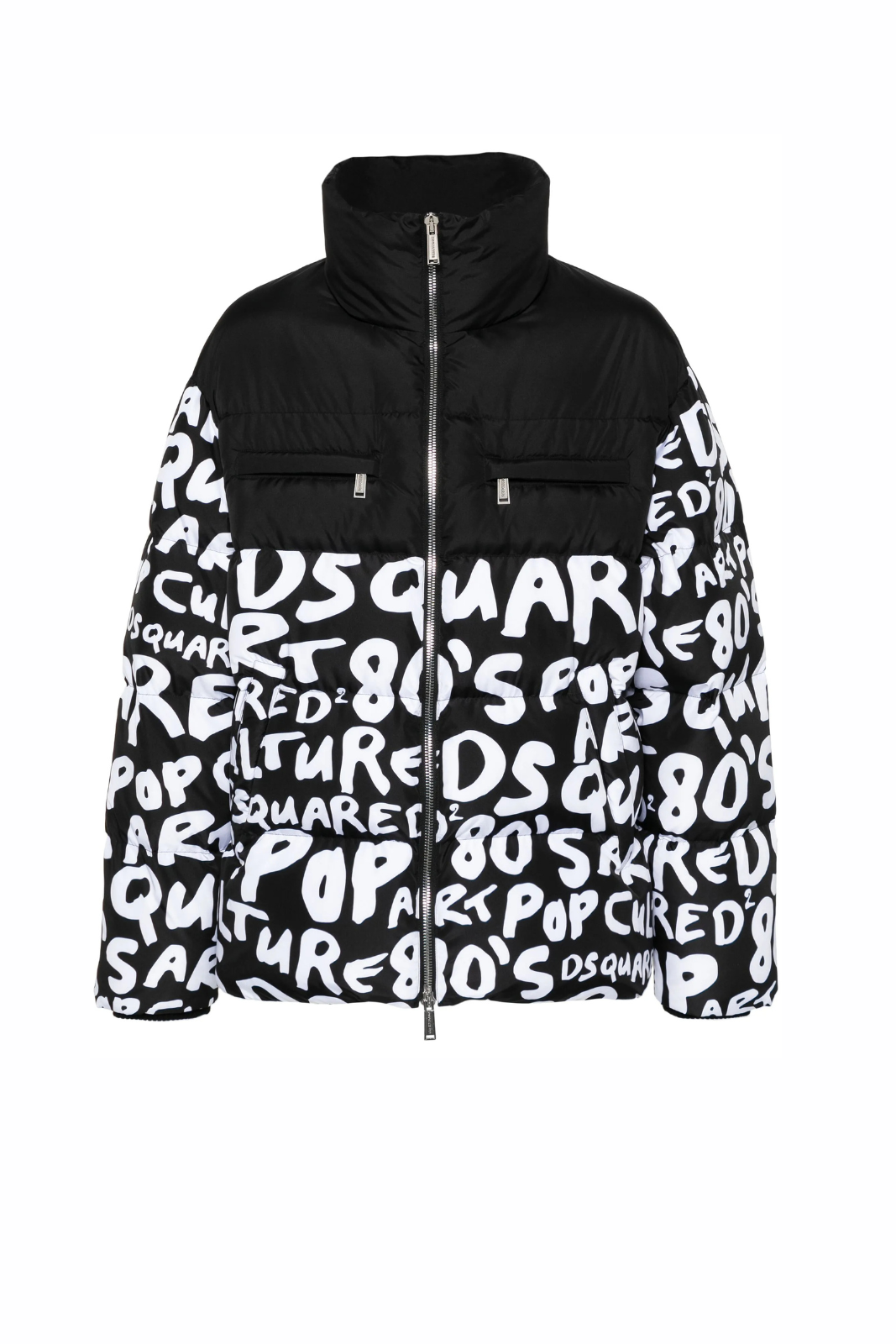 Dsquared2 D2 Pop 80's two-tone padded jacket