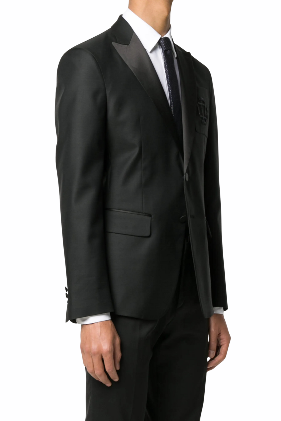 Dsquared2 Embroidered Logo Blazer Black