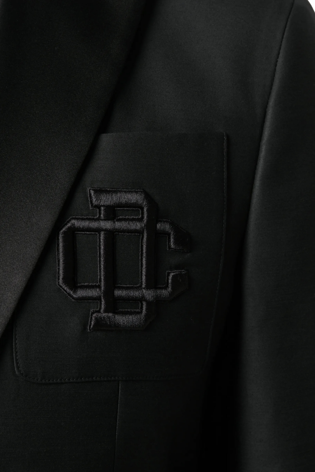 Dsquared2 Embroidered Logo Blazer Black