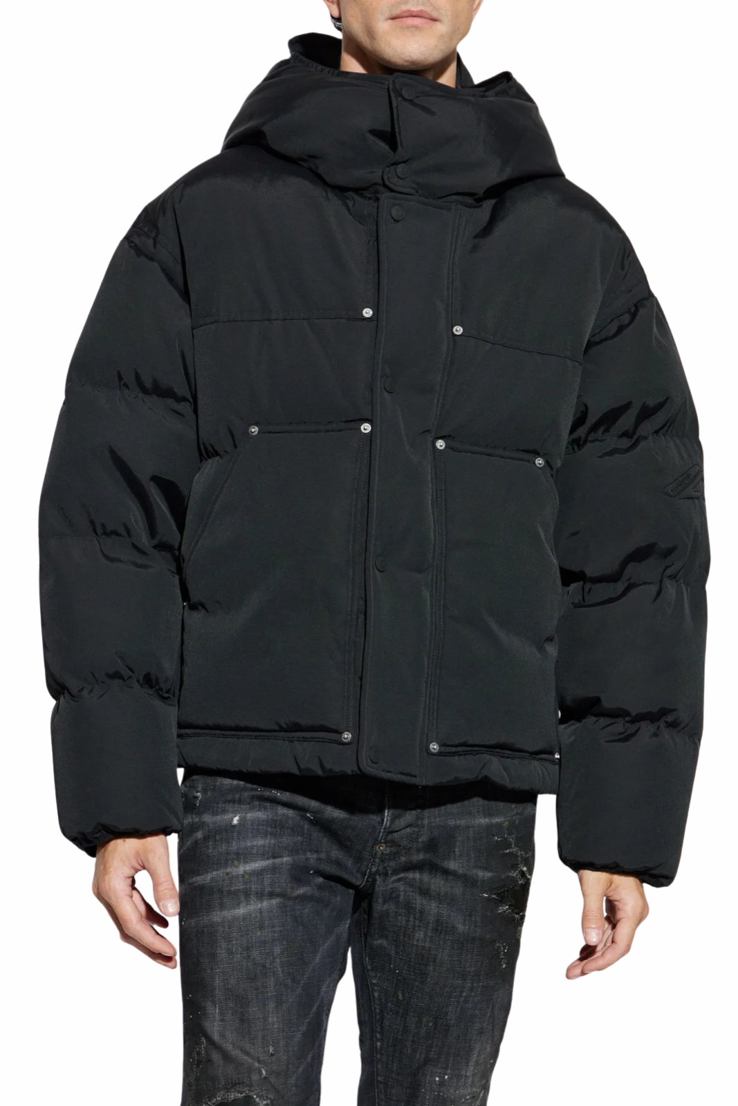 Dsquared2 Icon New Generation Hooded Puffer Jacket Black
