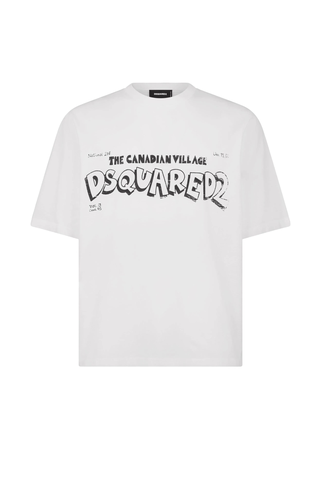 Dsquared2 logo-print cotton T-shirt White Canadian Village