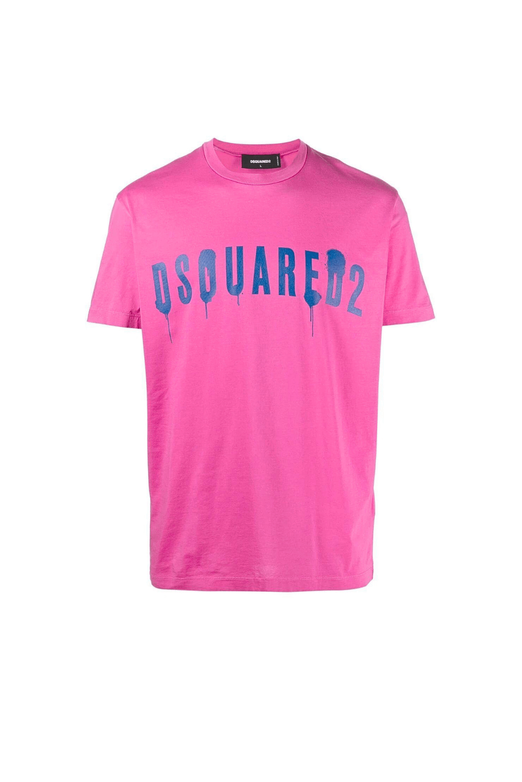 Dsquared2 logo-print cotton T-shirt in Pink