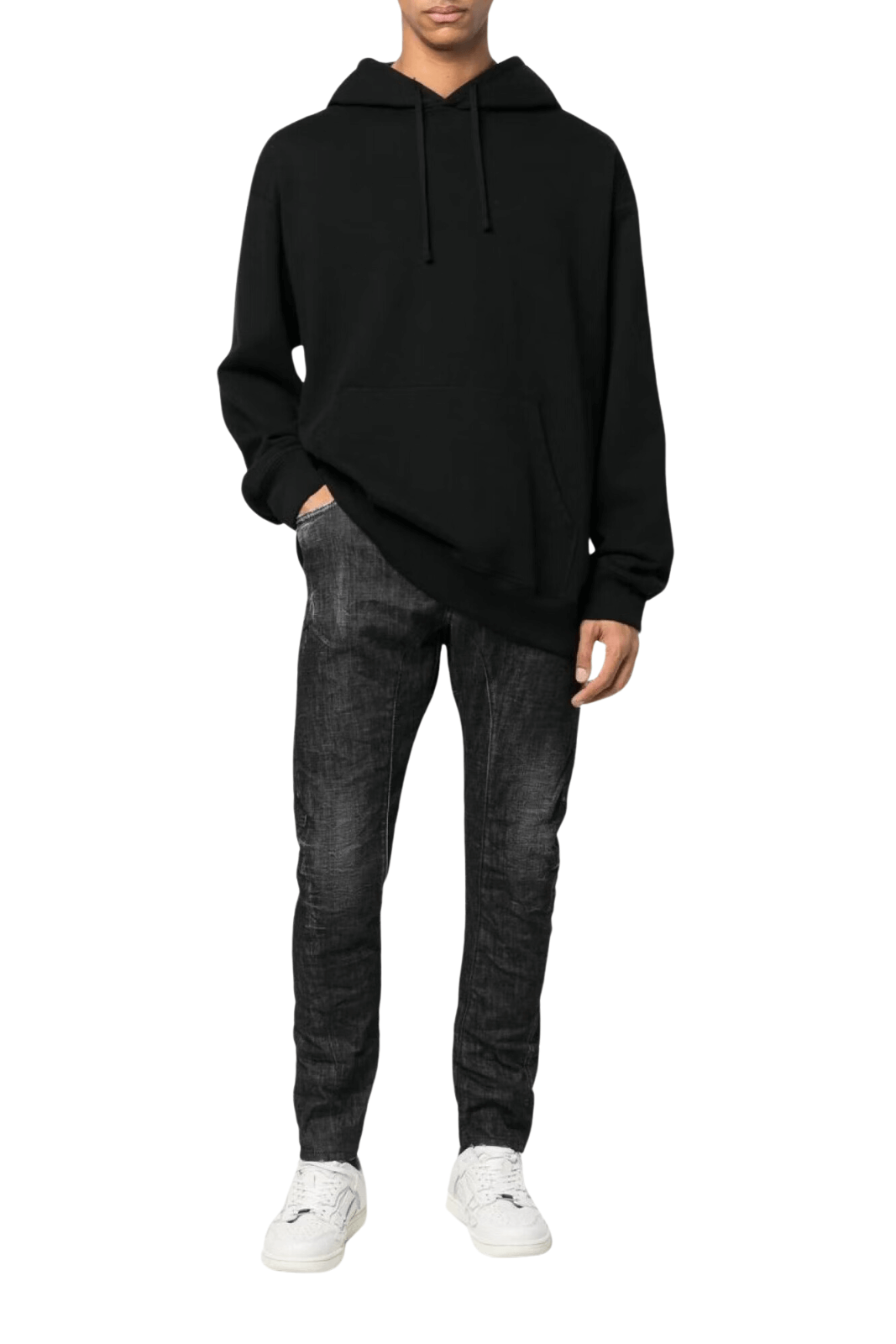 Dsquared2 Black Clean Wash Skater Jeans for men