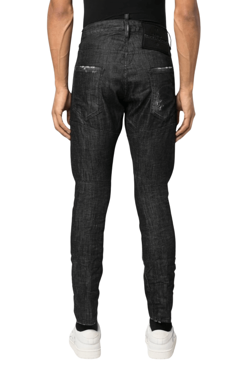 Dsquared2 Black Clean Wash Skater Jeans for men