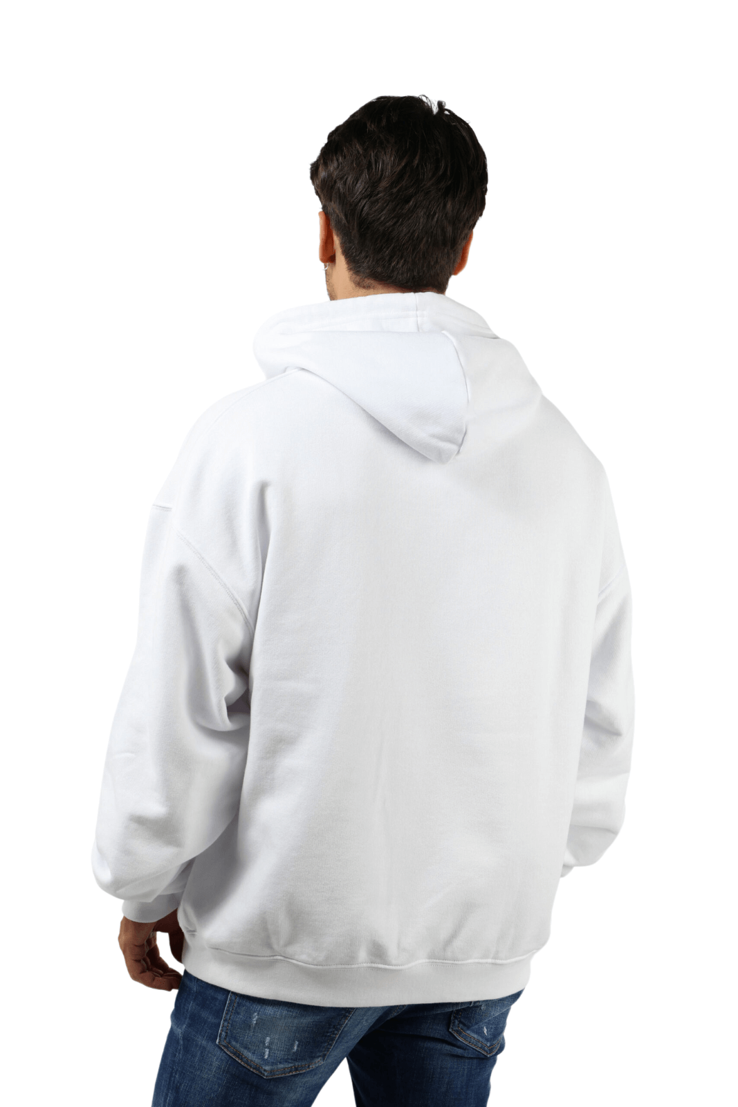 Dsquared2 White sweatshirt with maxilogo The Canadian Village for men