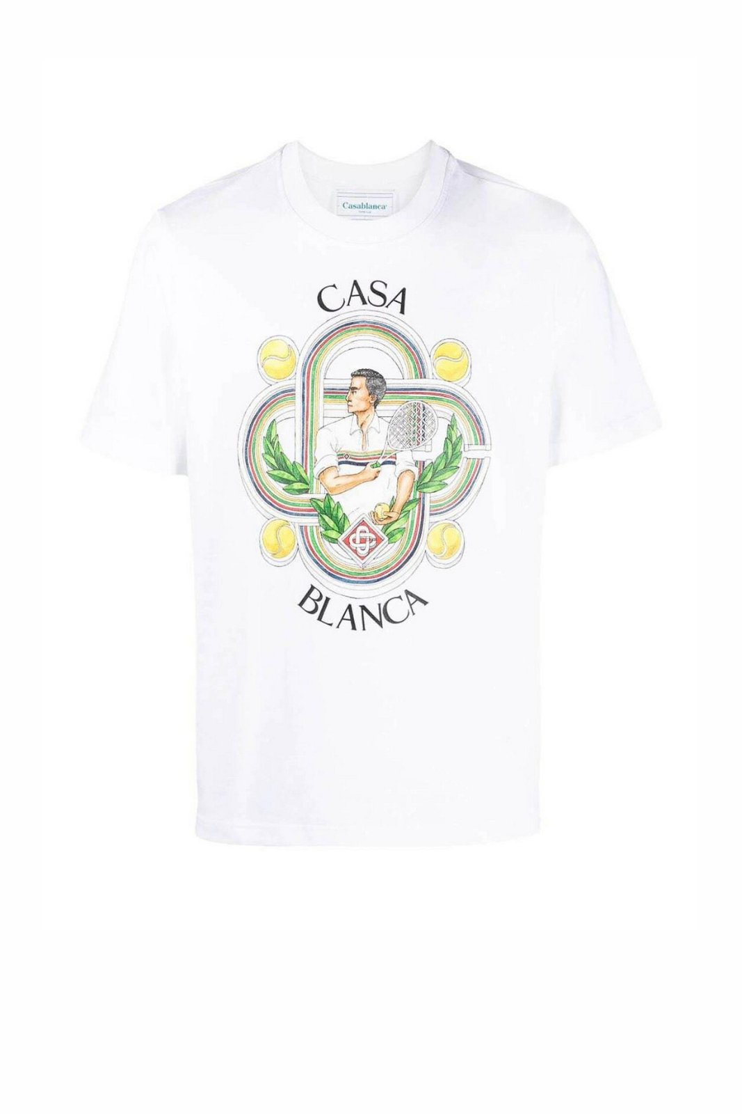 Casablanca Le joueur White t-shirt