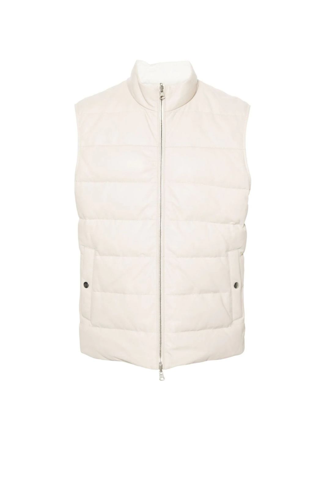 Eleventy Padded Men Vest Beige