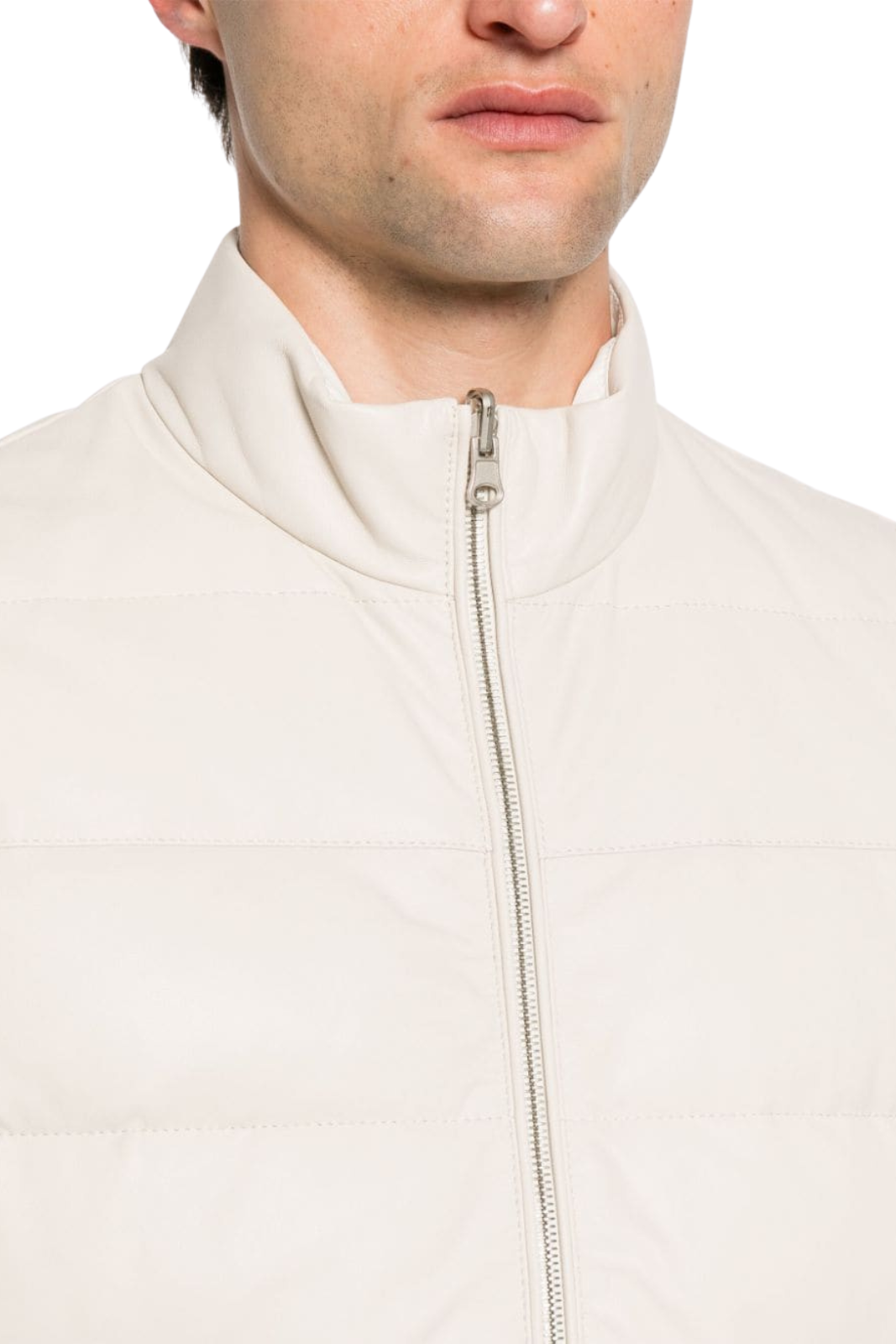 Eleventy Padded Men Vest Beige