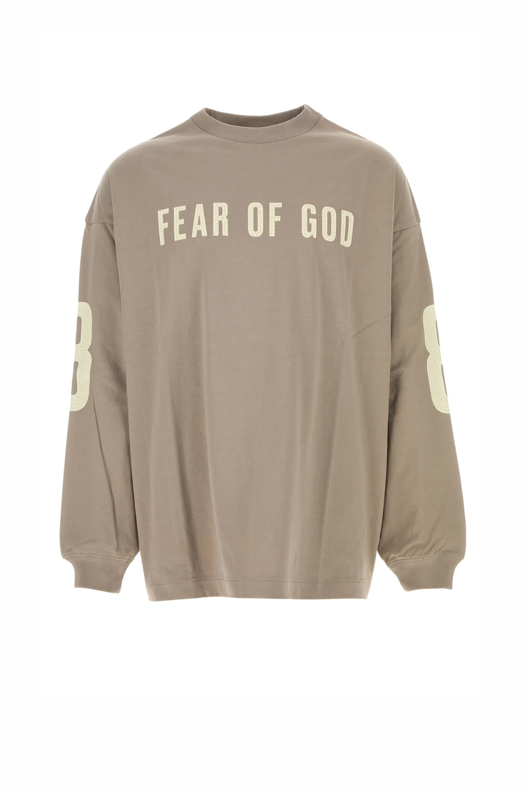 Fear of God Dove grey cotton oversize t-shirt