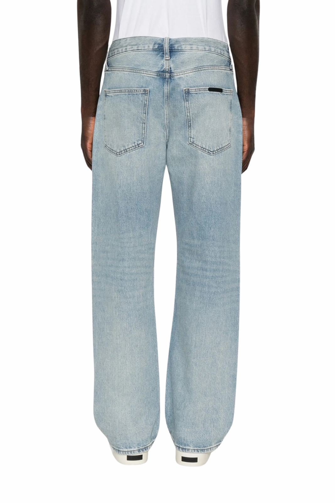 Fear of God Essentials Faded-Effect Straight-Leg Jeans