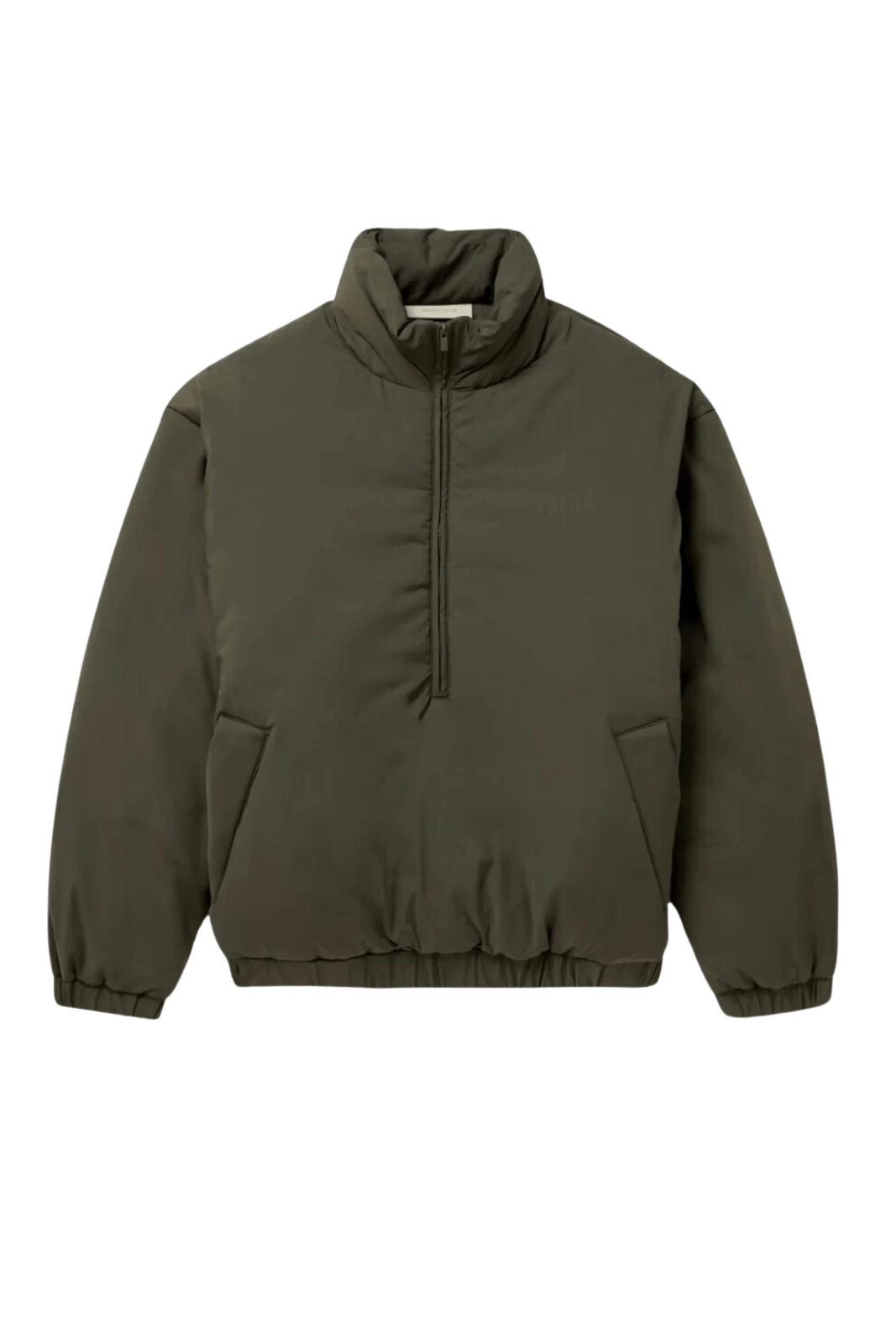 Fear of God Essentials Nylon Puffer Jacket Khaki for men