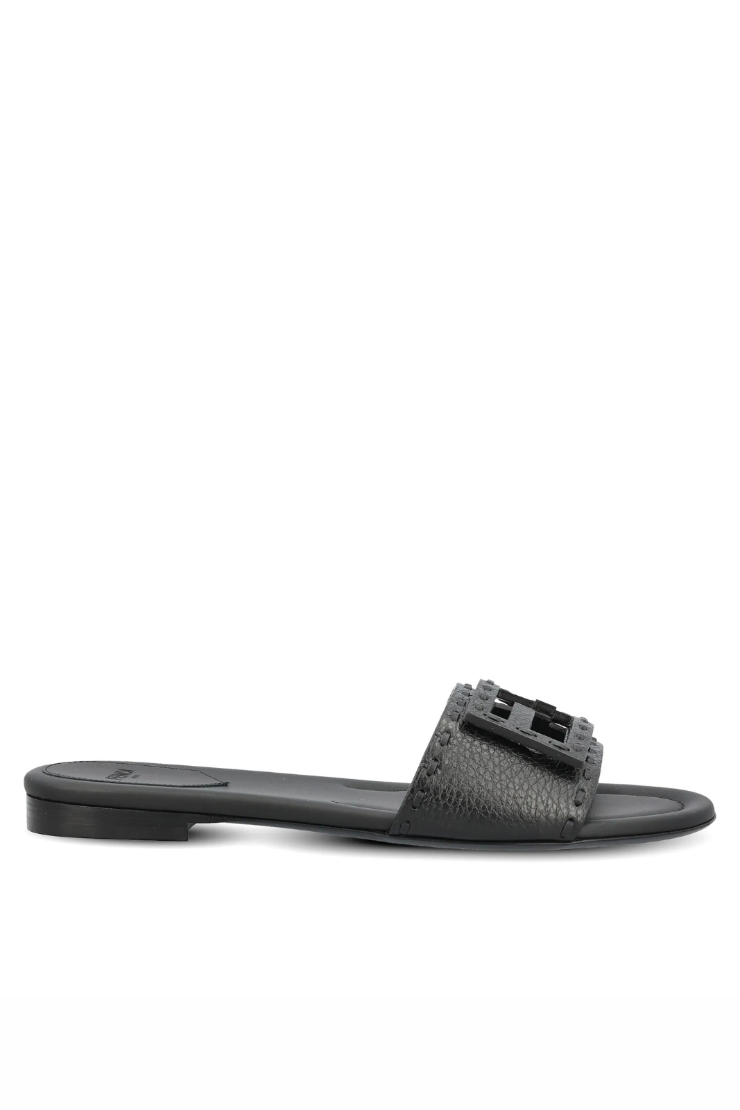 Fendi Woman Baguette Selleria Sandals Black